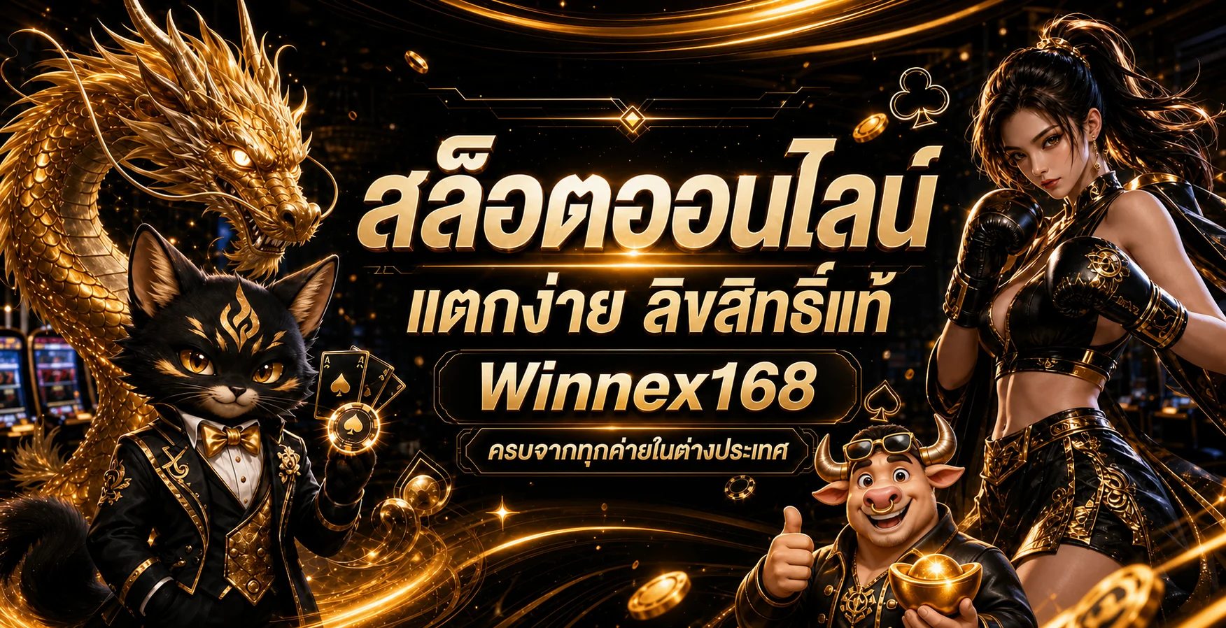 แบนเนอร์ Winnex168 สล็อตและเกม PG Soft